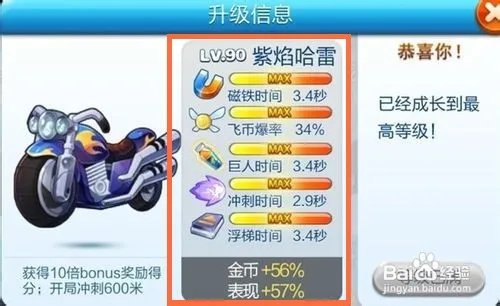 天天酷跑紫焰哈雷怎么样 紫焰哈雷怎么获得