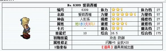 《魔力宝贝手游》爱莉西雅怎么样 爱莉西雅属性介绍