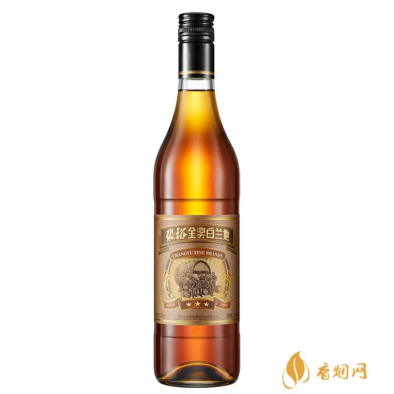 张裕金奖白兰地三星多少钱一瓶?完全揭秘