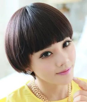 非主流刘海发型图片:一点也不夸张的时尚造型