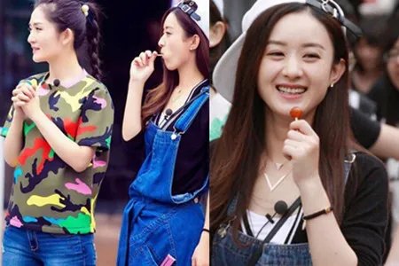 赵丽颖与萌娃合照 现如今加入社会人行列