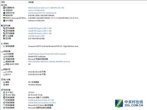 五代芯更出色 ThinkPad E450体验评测