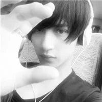 qq非主流黑白头像