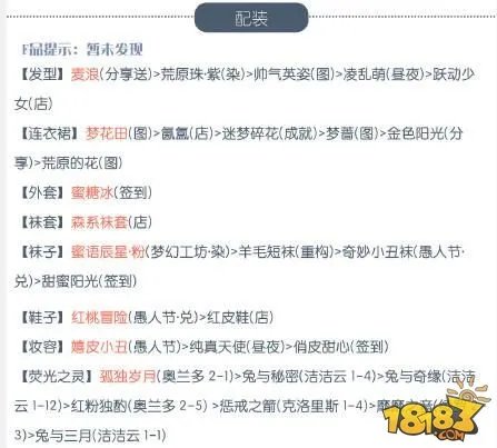 奇迹暖暖14支1少女级高分搭配攻略