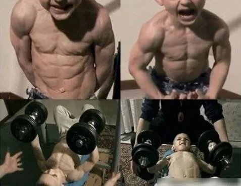 7岁小猛男是怎么回事：看看这组照片你就明白了