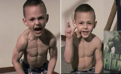 7岁小猛男是怎么回事：看看这组照片你就明白了