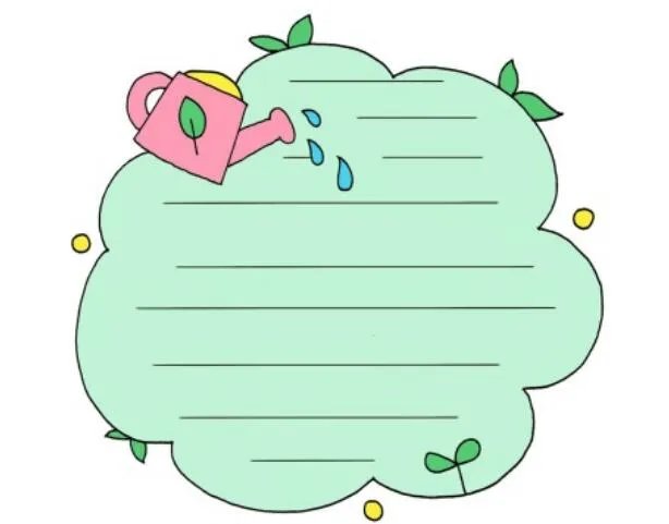 手抄报花边 超级简单漂亮的手抄报花边图片