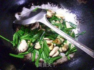 韭菜炒淡菜