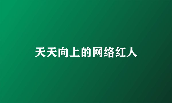 天天向上的网络红人