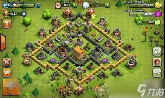 部落冲突6本最强布阵怎么布局 部落冲突6本最强布阵布局攻略