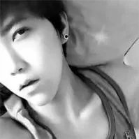 qq非主流黑白头像