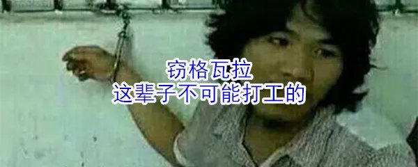 窃格瓦拉：这辈子不可能打工的