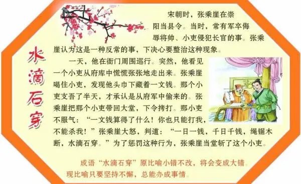 “水滴石穿”的下一句是什么？