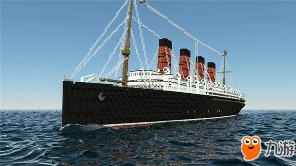 我的世界建筑欣赏 新版毛里塔尼亚号邮轮