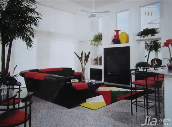 简欧电视背景墙效果图