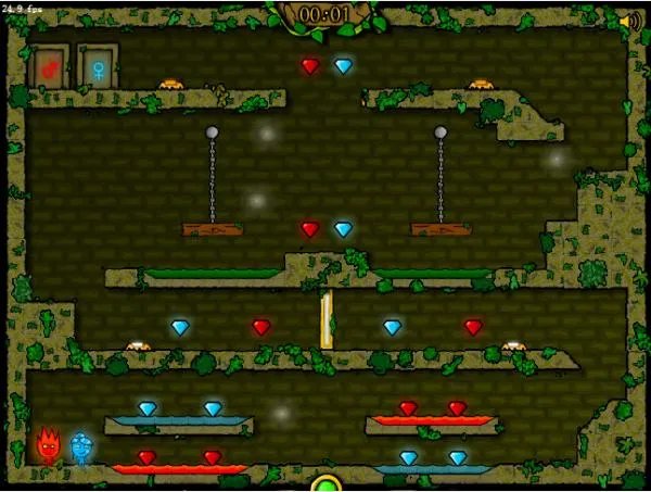 冰火小人闯关的游戏简介