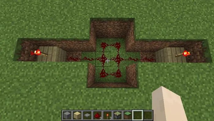 《我的世界》红石自动门制作详解