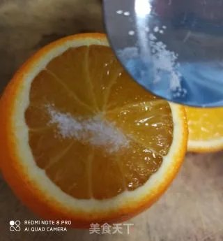 盐蒸橙子