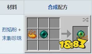 我的世界末影之眼怎么合成 我的世界末影之眼合成方法介绍