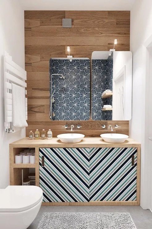 风格迥异的时尚卫生间，保证你没见过！