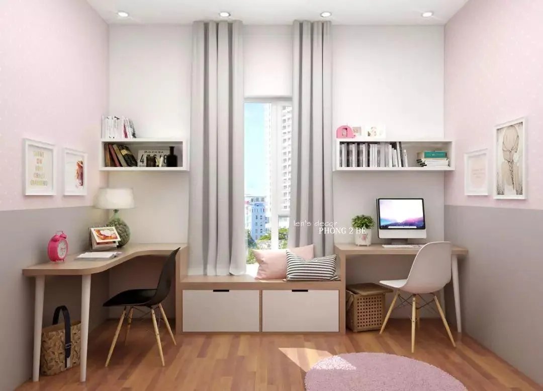 40个可爱粉色儿童房设计