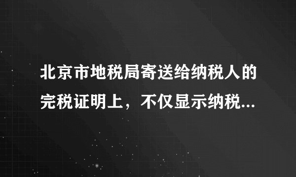 北京市地税局寄送给纳税人的完税证明上，不仅显示纳税人在上一年度的纳税总额，同时还有北京市地税局各项税费收入特别是个人所得税的详细说明及税收用途概况。有关人士认为，在纳税人上缴税款后，告知税款的去向和用途，既是政府和税务部门应尽的义务，也是对纳税人辛勤劳动的尊重和对他们履行义务、所作贡献的肯定，同时也有利于纳税人对政府的依法用税、财政支出进行监督。请用《经济生活》的有关知识，分析上述做法的合理性。
