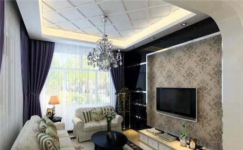 壁纸电视背景墙图片大全  几款超美的壁纸电视背景墙