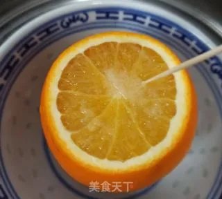 盐蒸橙子