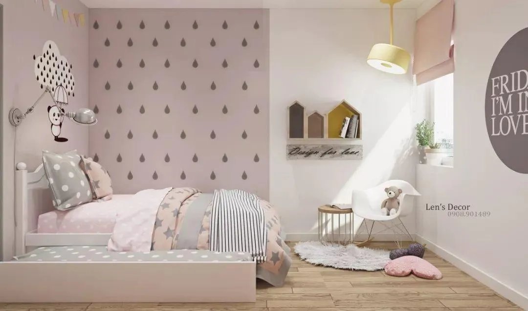 40个可爱粉色儿童房设计