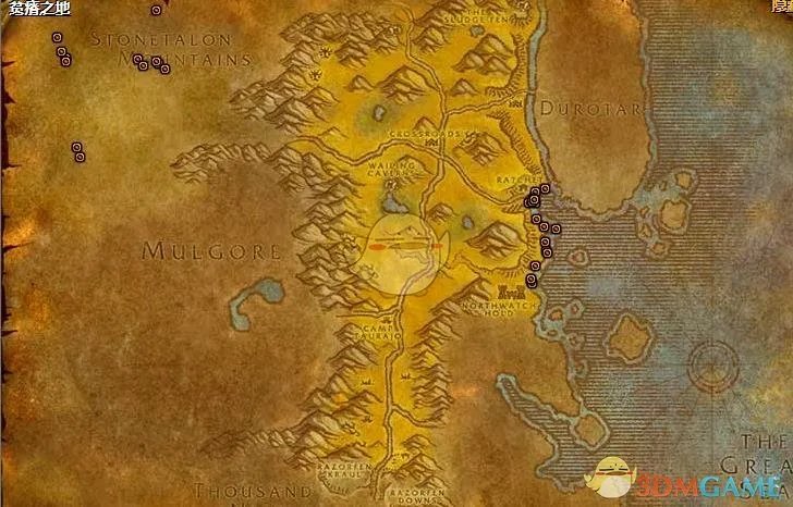 《魔兽世界》黑口鱼位置介绍