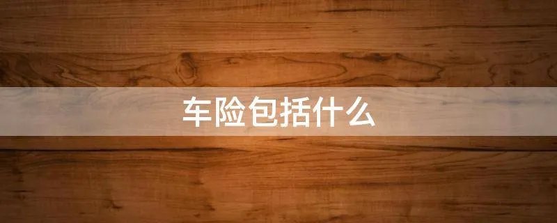 车险包括什么