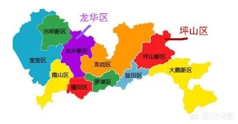 深圳市各区地图？