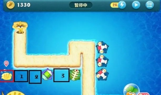 保卫萝卜深海第3关怎么过？