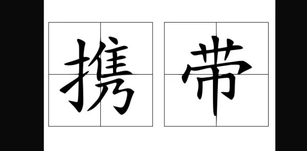 携带的意思和拼音是什么