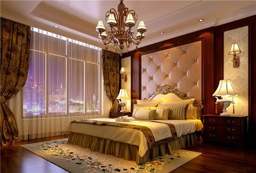 欧式卧室窗帘效果图 用心设计营造奢华卧房