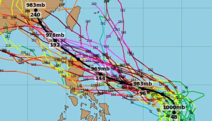 2023年5号台风叫什么名字 2023年五号台风最新消息路径图