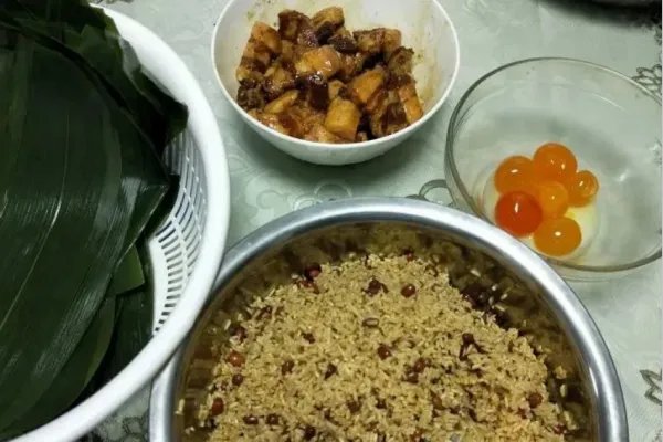 包粽子制作过程