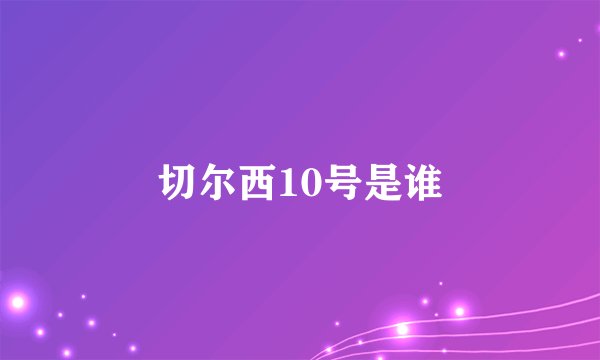 切尔西10号是谁