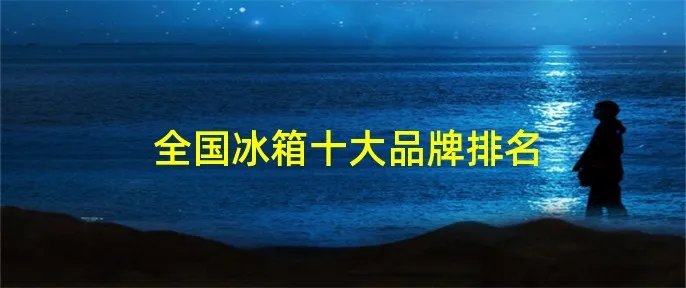 全国冰箱十大品牌排名