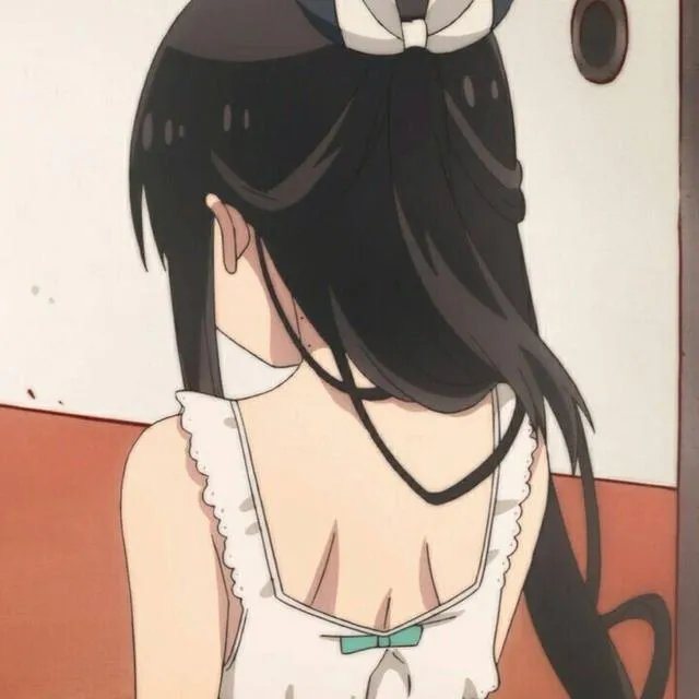 有没有唯美好看的女生背影插画图片?