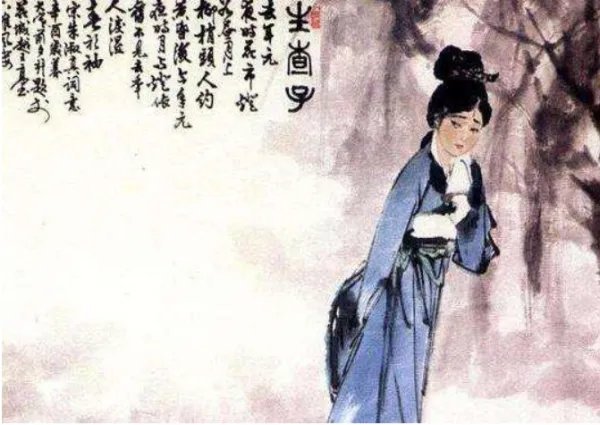 “人约黄昏后”的前一句是什么？