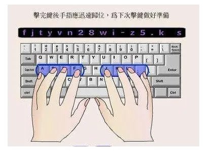 如何练习盲打 键盘盲打指法练习技巧