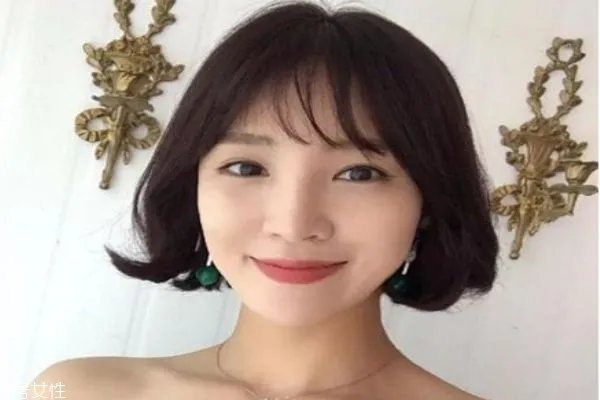 今年最流行的发型图片短发烫发 纹理烫短发图片女