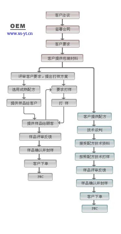 国内化妆品OEM加工流程