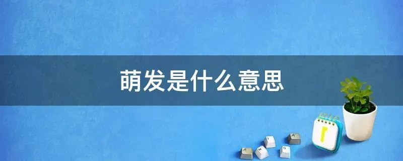 萌发是什么意思