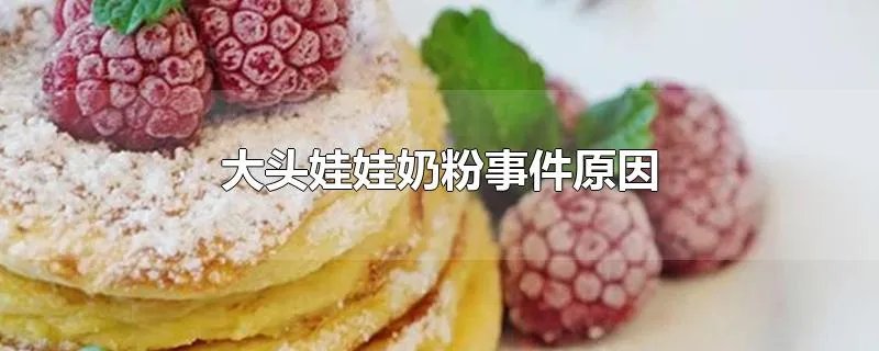 大头娃娃奶粉事件原因