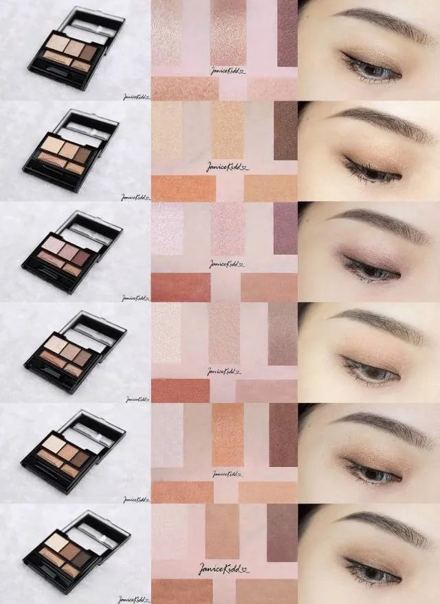 Kate骨干眼影新版试色及使用方法