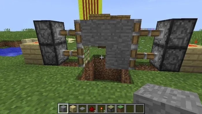 《我的世界》红石自动门制作详解