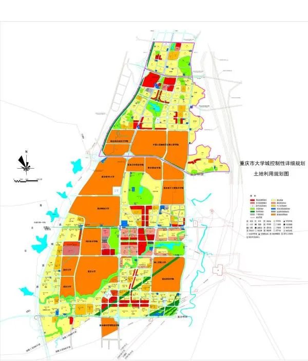 求一张重庆大学城的地图