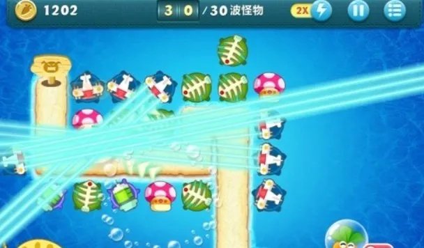 保卫萝卜深海第3关怎么过？